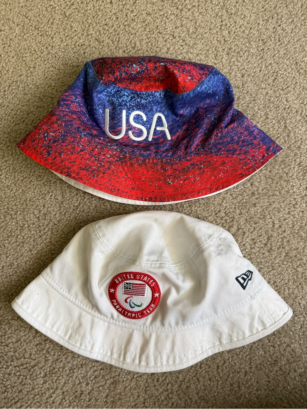 Team USA Olympic & Paralympic Nike & New Era Bucket Hats